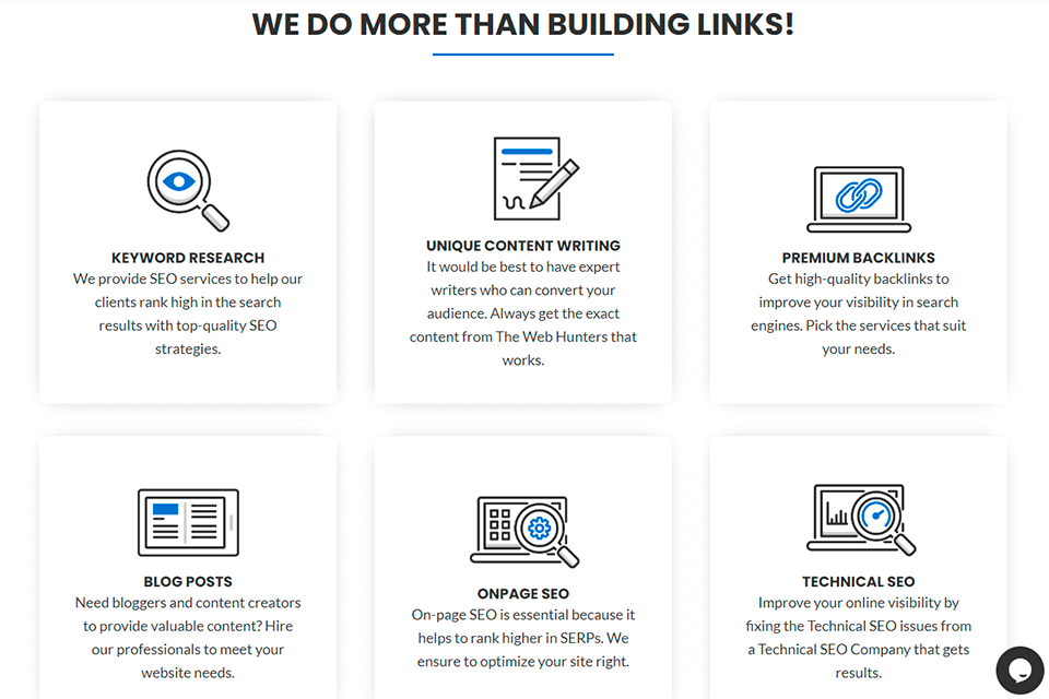 the web hunters search engine optimization