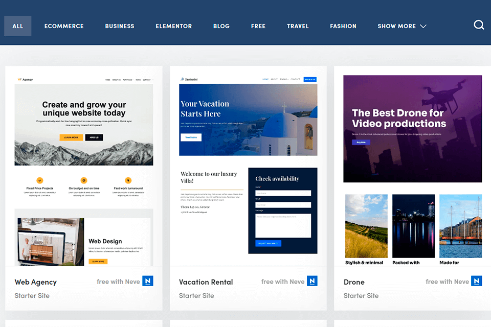 themeisle wordpress templates site interface
