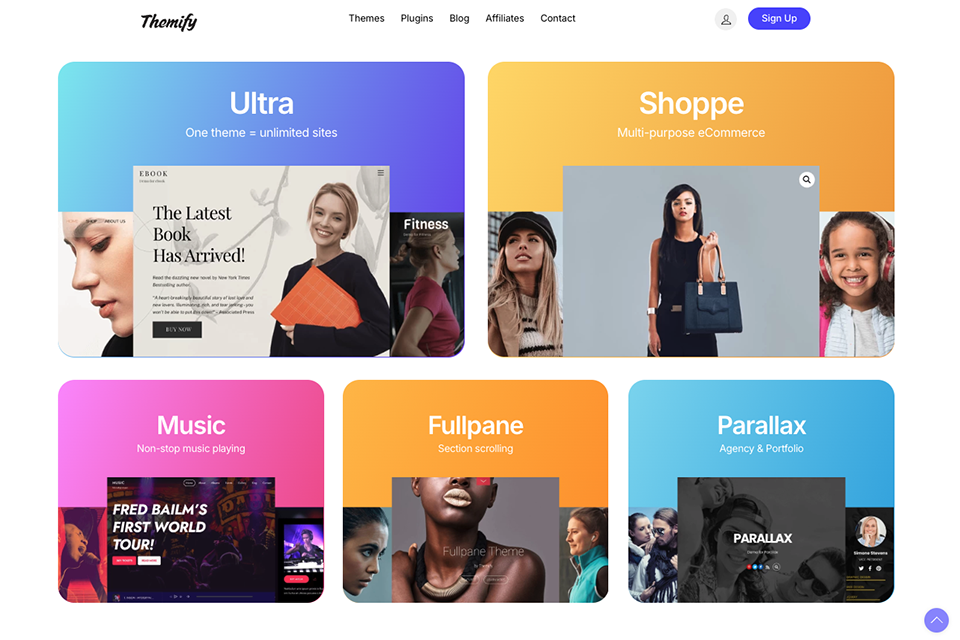 themify me wordpress templates site