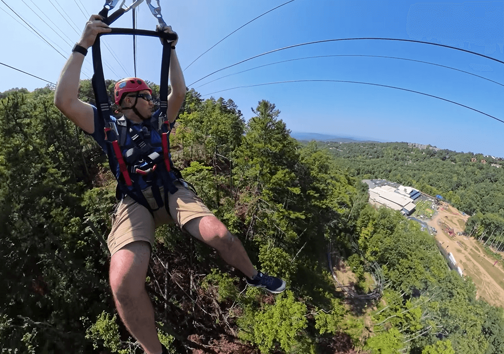 things to do with a gopro zip-lining