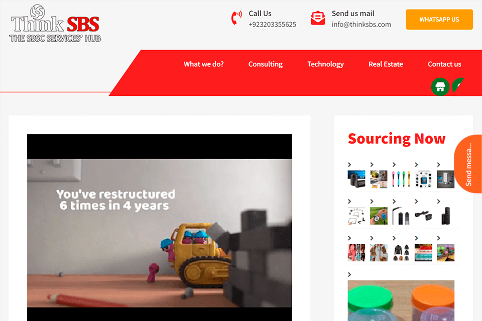 thinksbs consulting company interface