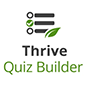 thrive quiz builder creador de cuestionarios en línea logo