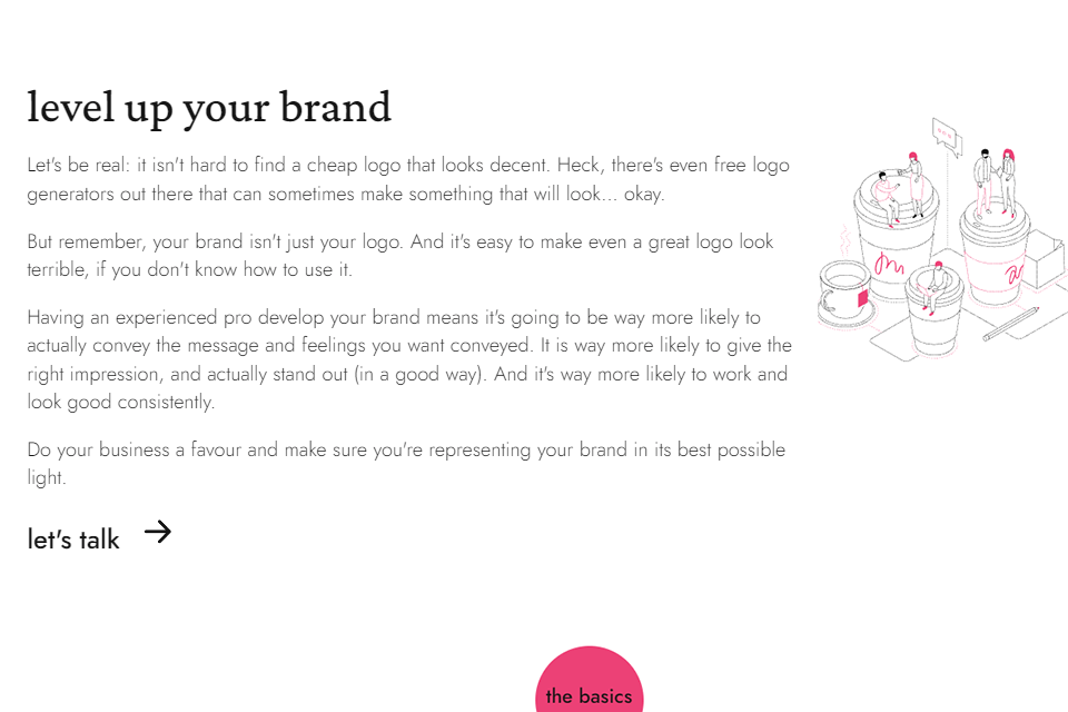 thrive web design company branding