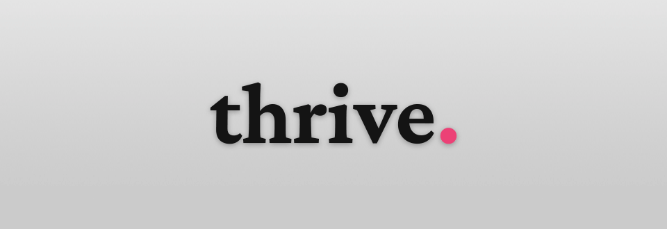thrive web design company logo