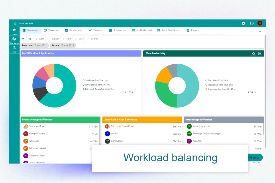 timechamp io best time management software