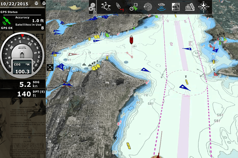 marine navigation software