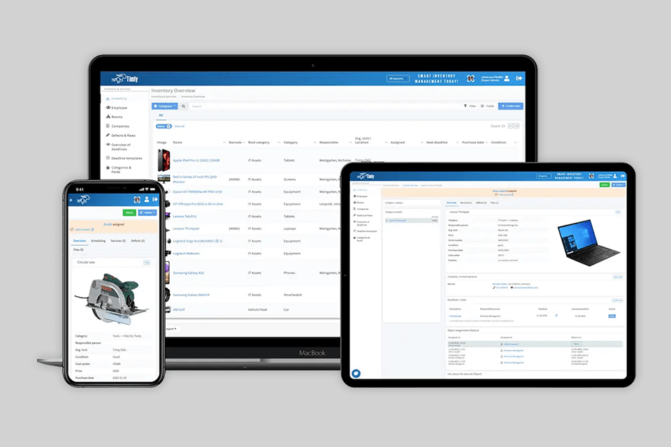 zeitgemäße schnittstelle zur asset-management-software