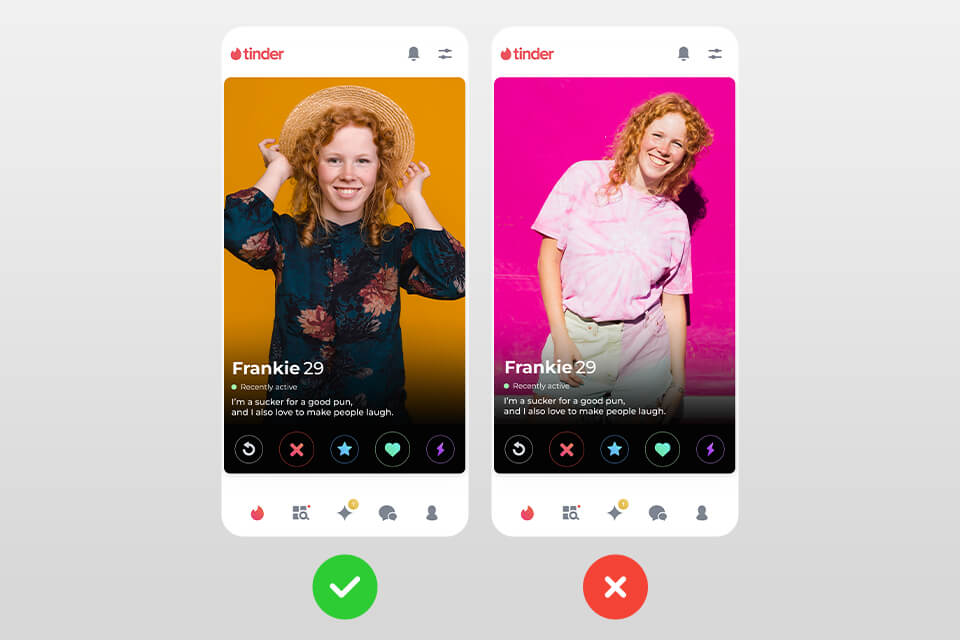 tinder photo tip clothes