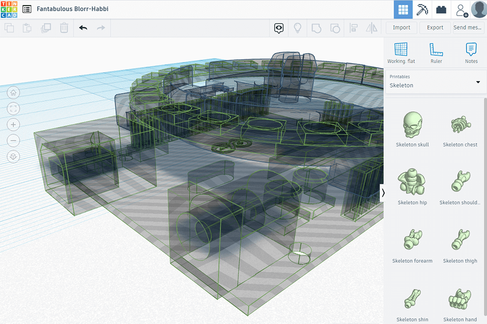 tinkercad cad programs for kids interface
