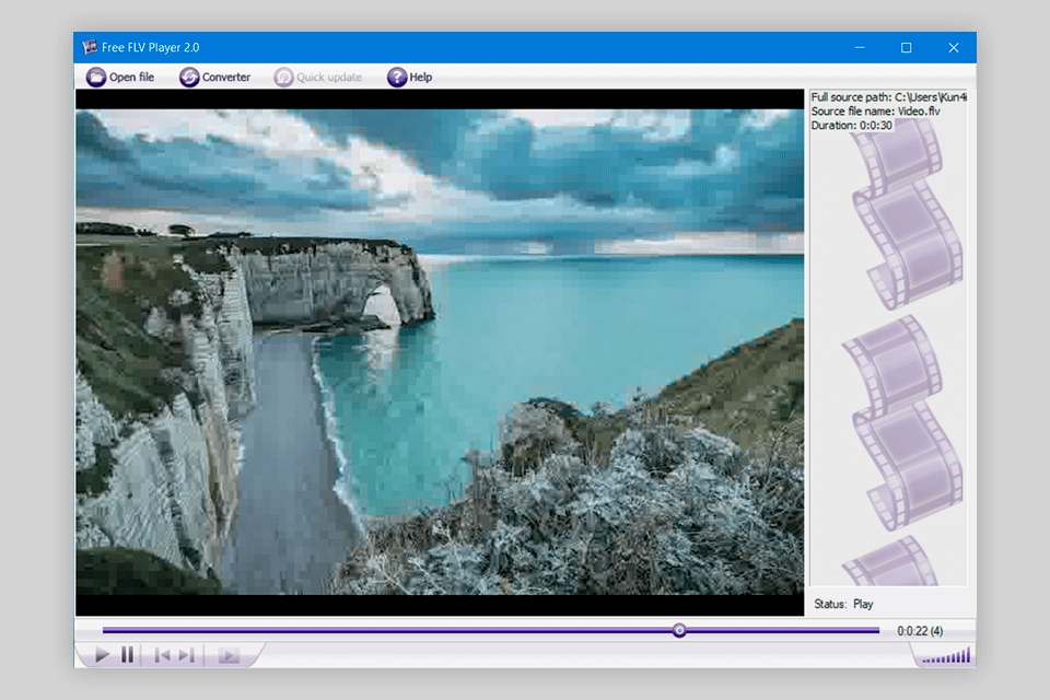 tonec free flv player interface