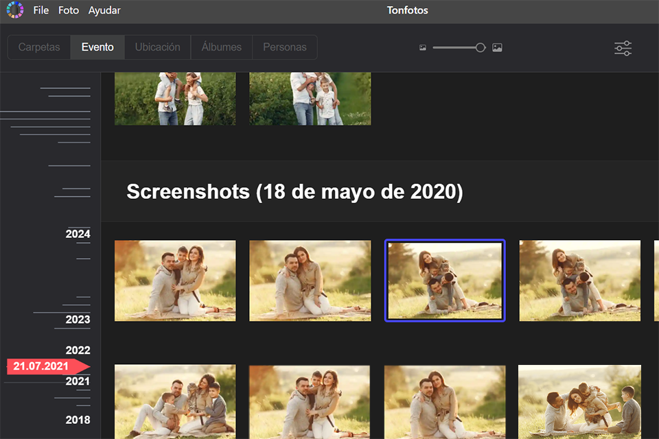 tonfotos es photo catalog software