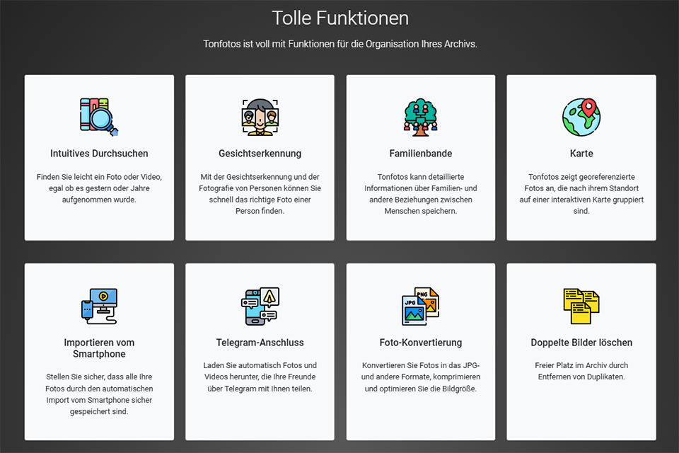 tonfotos beste gratis software-interface voor het organiseren van foto