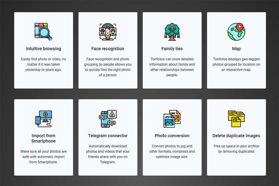 tonfotos photo management software for mac