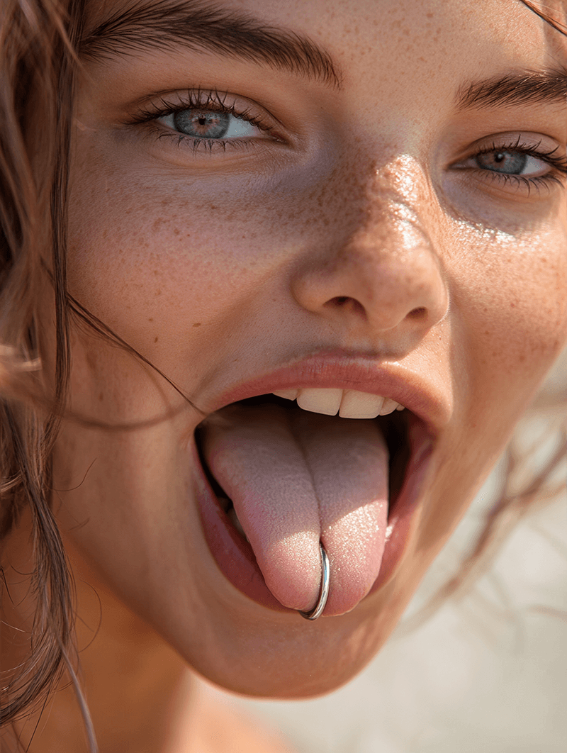 tongue piercing editor