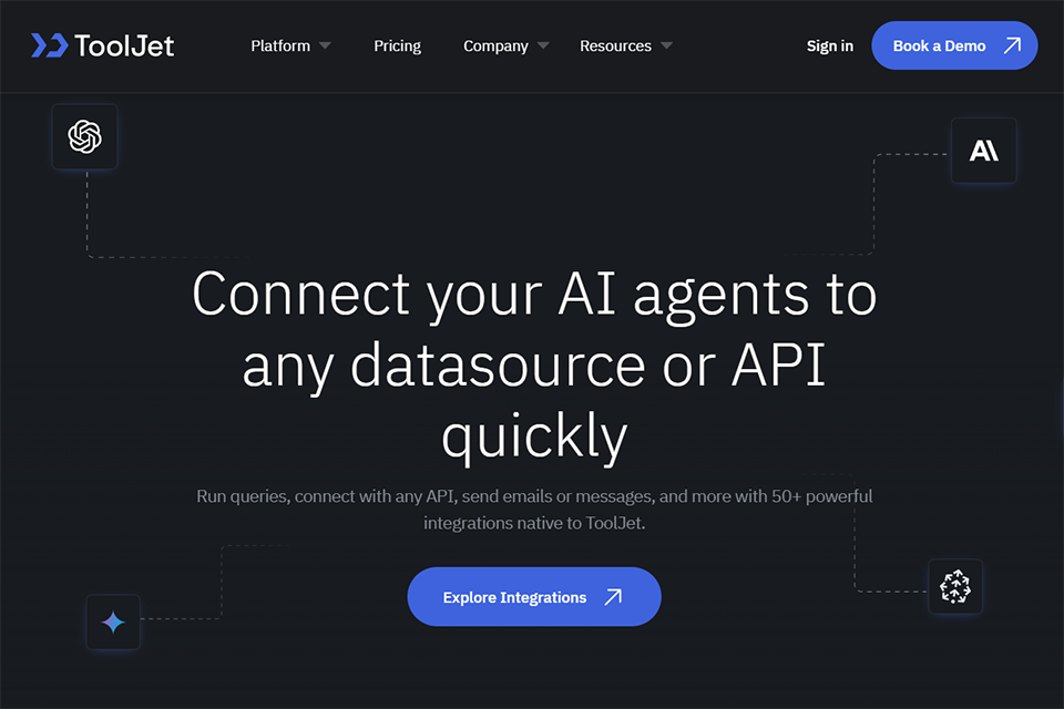 tooljet ai chatbot builder