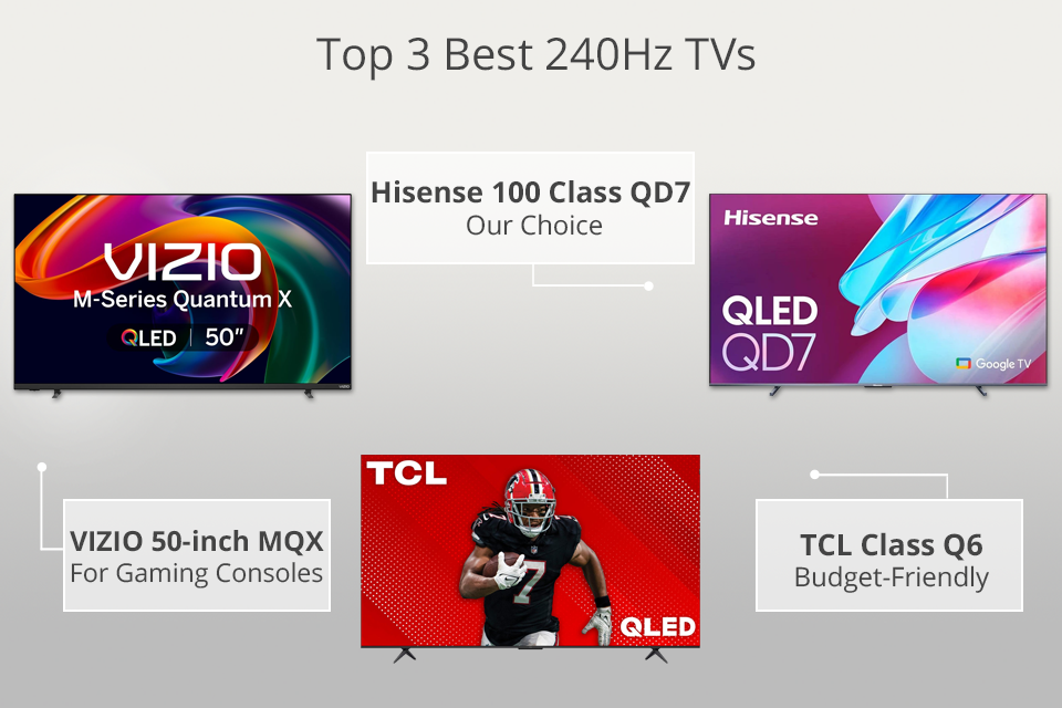 top 3 240hz tvs