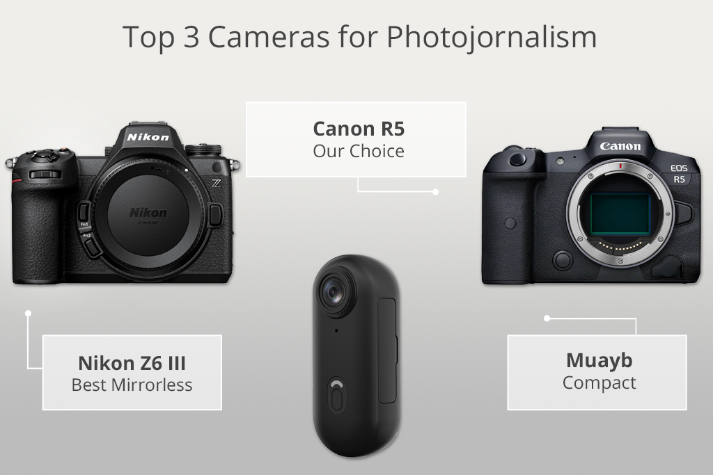 top 3 cameras for photojournalism
