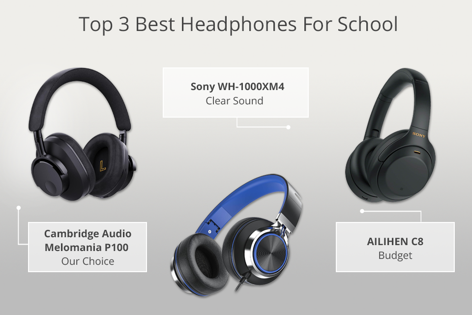 top 3 headphones for school