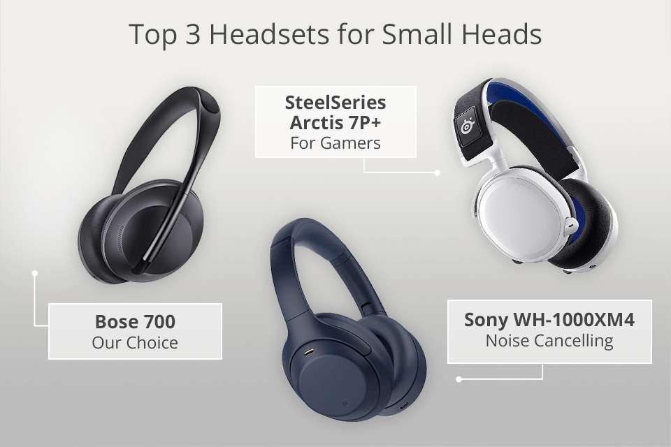 top 3 headsets for small heads