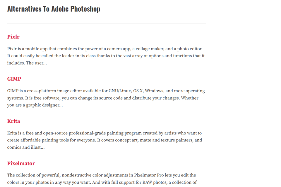 top10alternatives website