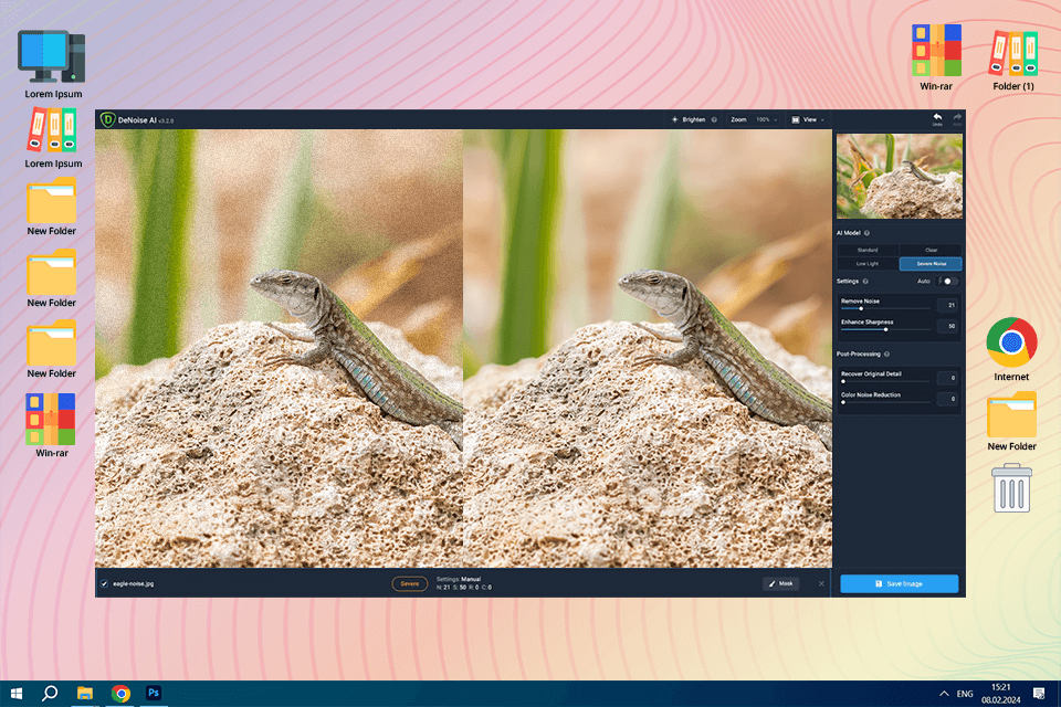 topaz denoise ai feature