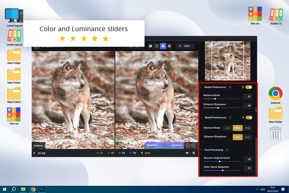 topaz denoise ai noise reduction software