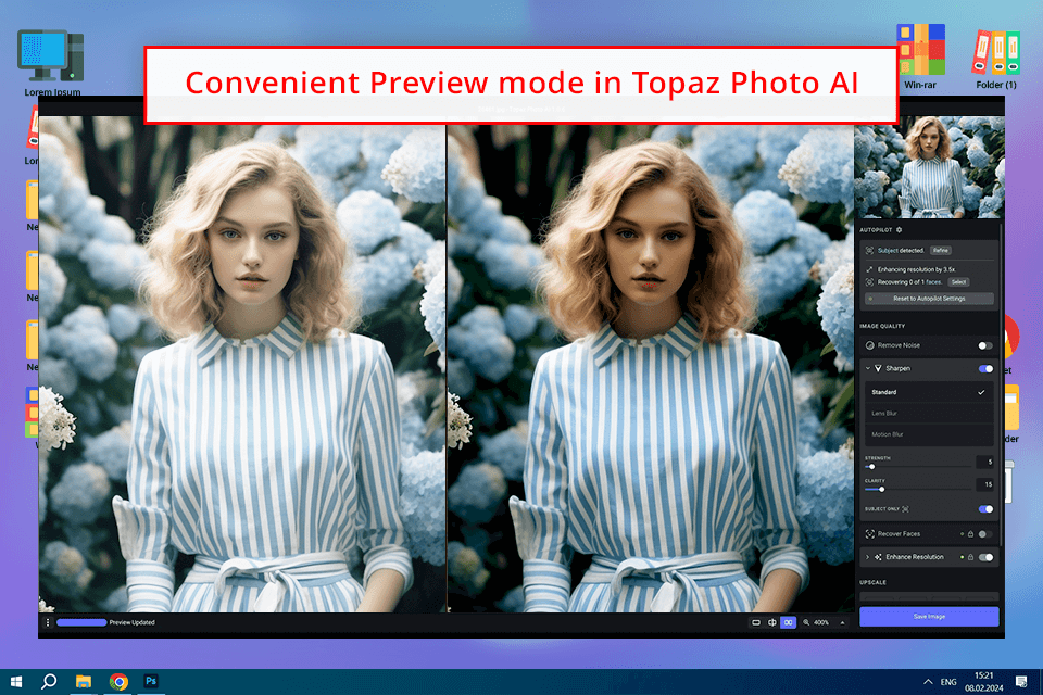 topaz labs interface