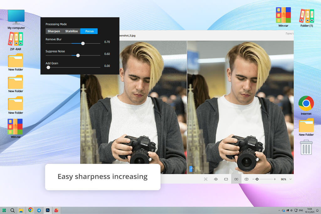 topaz photo ai sharpen ai
