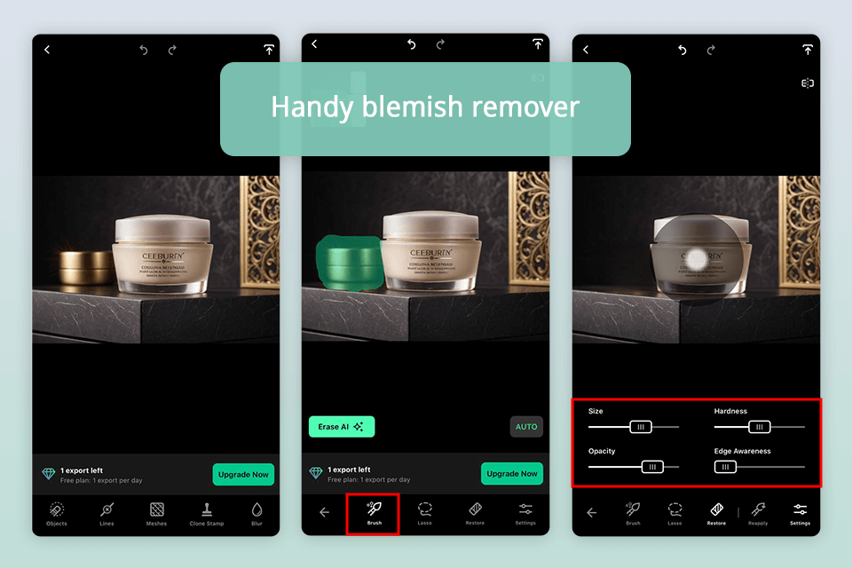 touchretouch app for product photography