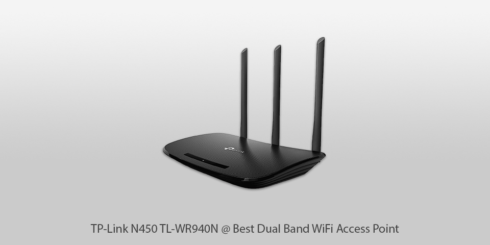 tp-link n450 tl-wr940n dual band wifi access point