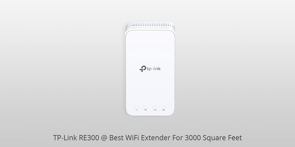 tp-link re300 wifi extender for 3000 square feet