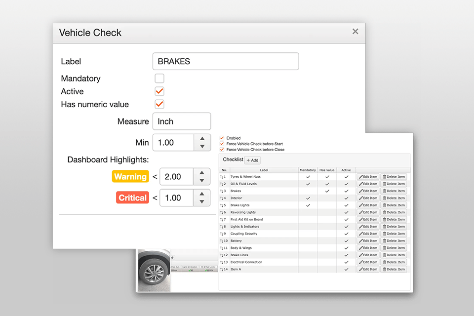 track pod transportation vehicle check management