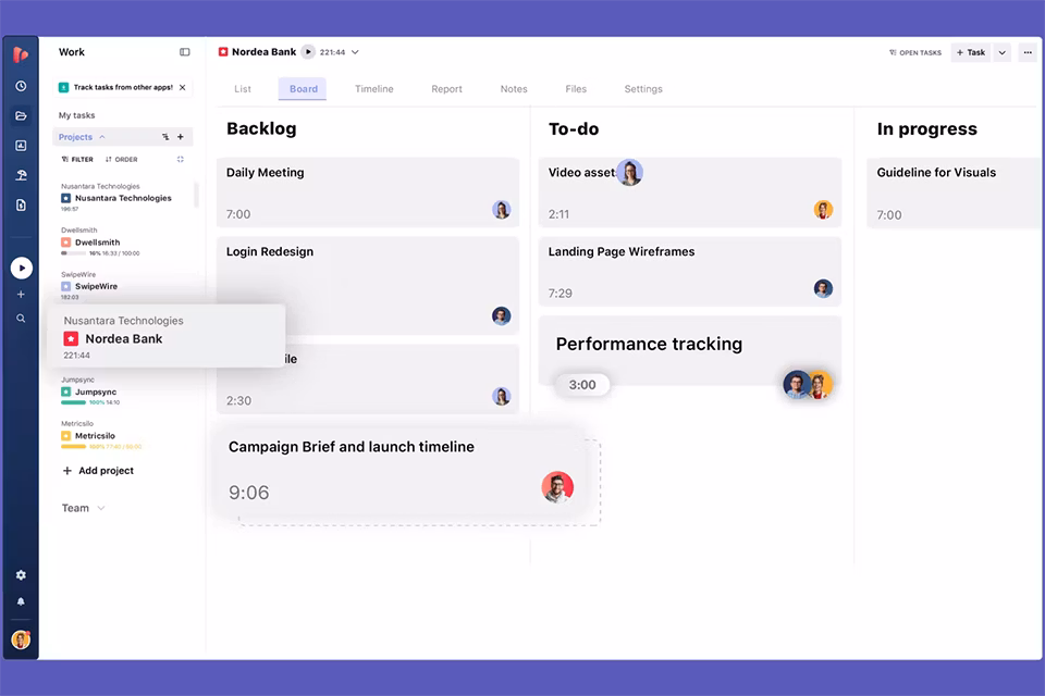 trackingtime co project management software