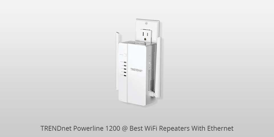 trendnet powerline 1200 wifi repeater with ethernet