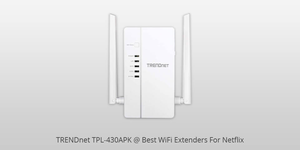 trendnet tpl-430apk wifi extender for netflix