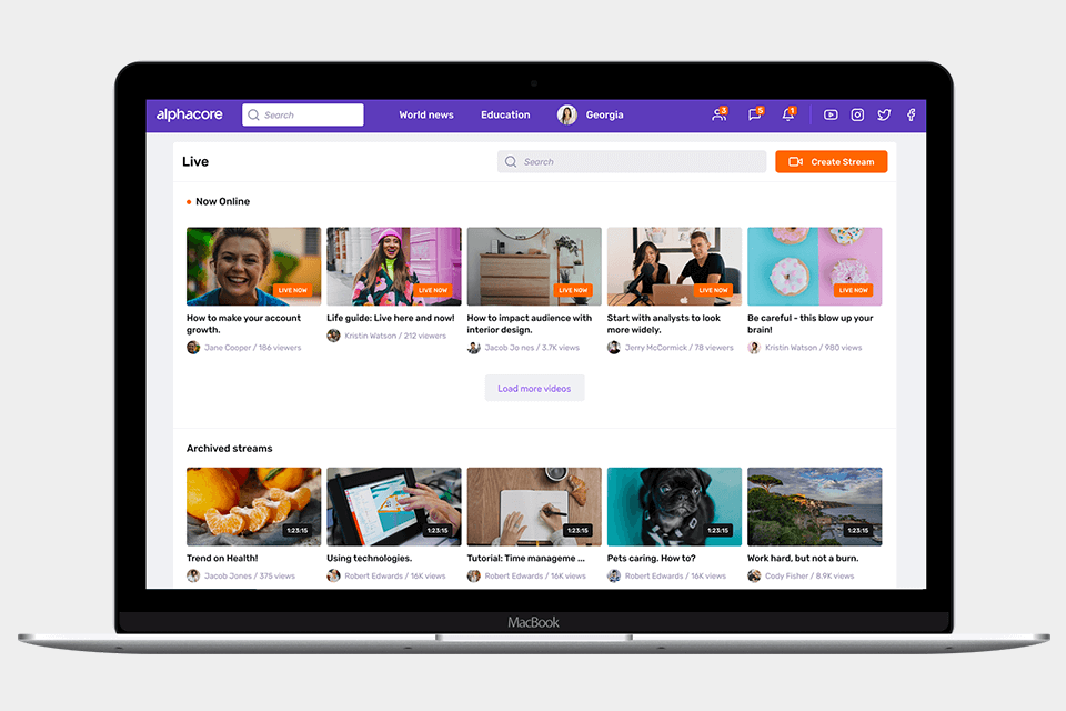 triare it company web design example