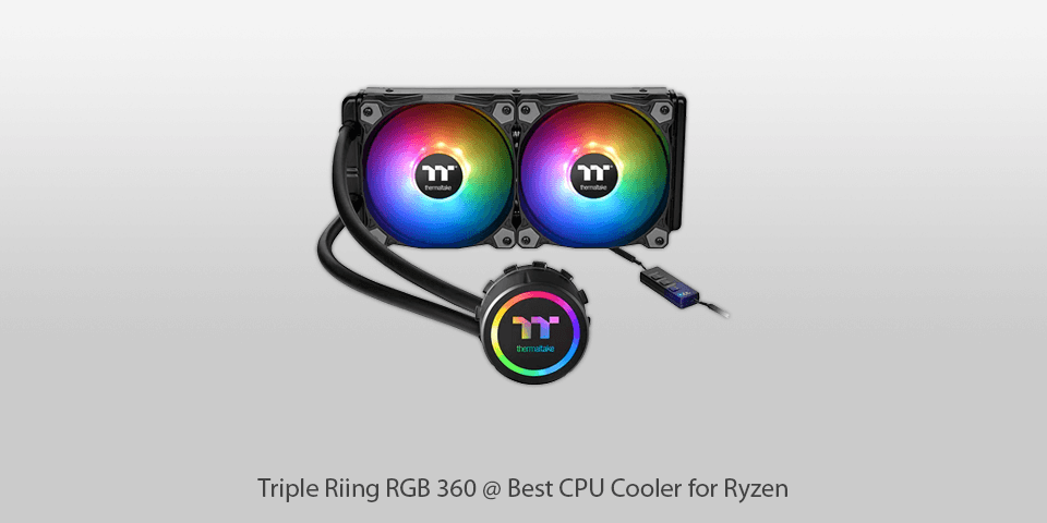 triple riing rgb 360 cpu coolers for ryzen