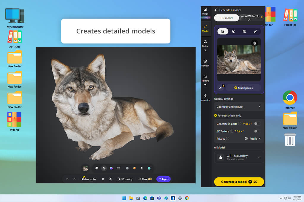 tripo ai 3d character creator