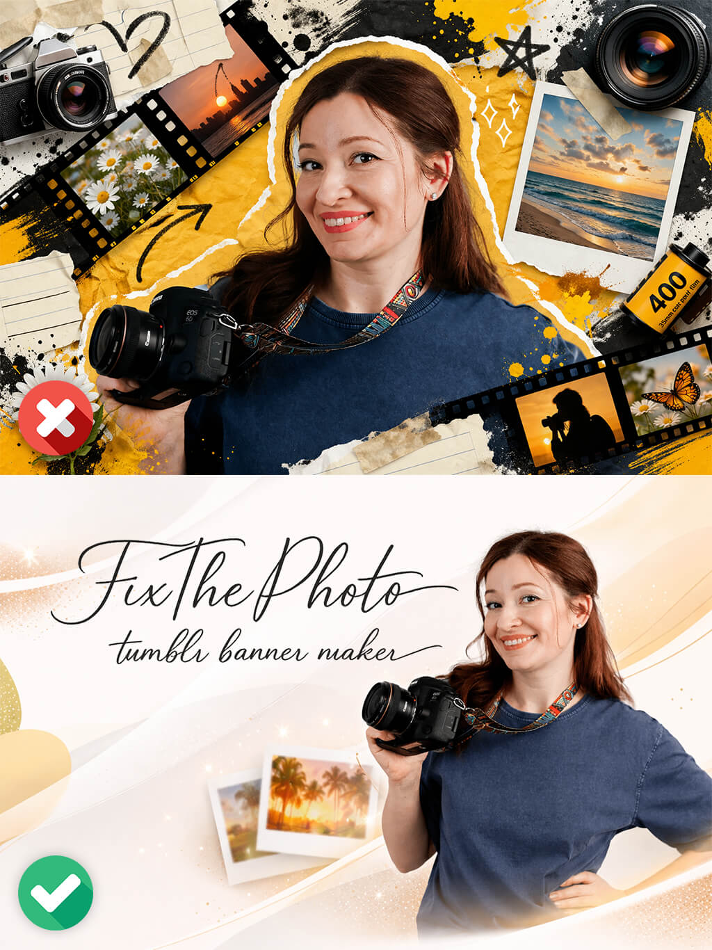 tumblr banner design first impression