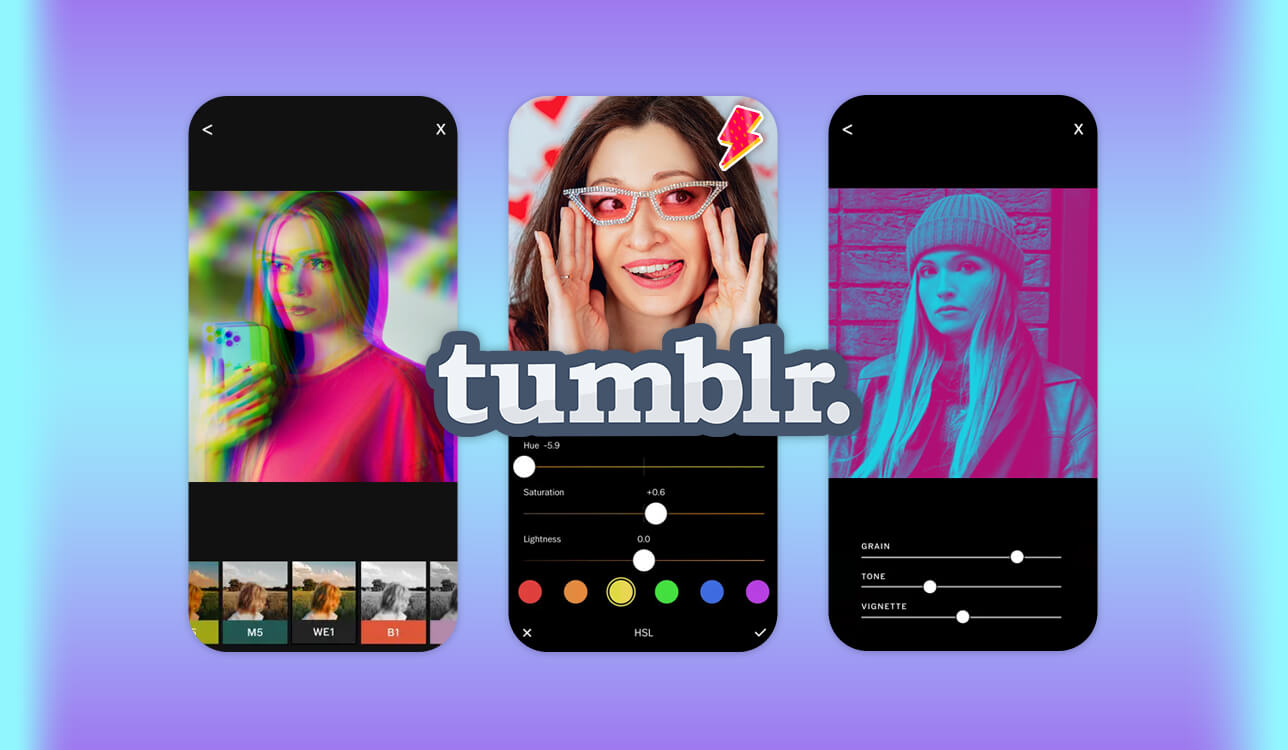 tumblr photo edit apps