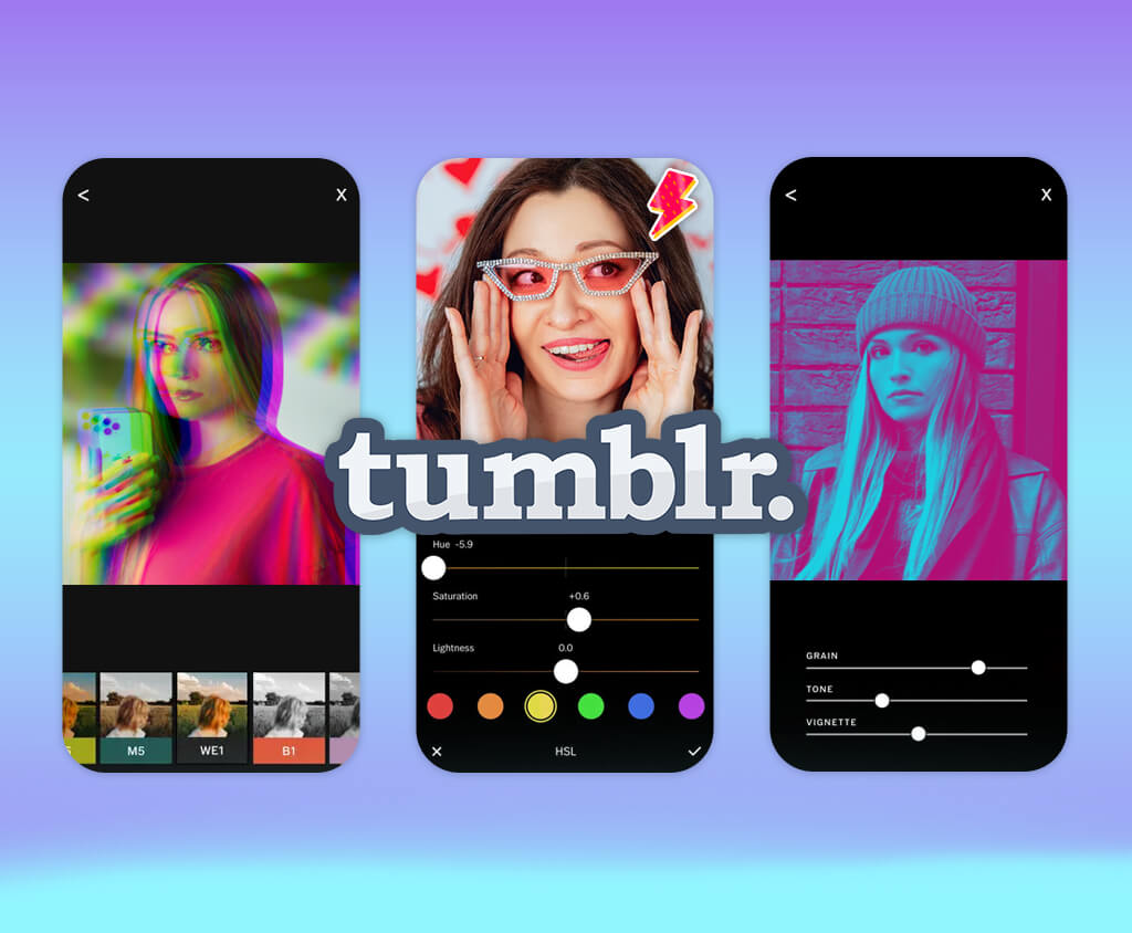 tumblr photo edit apps