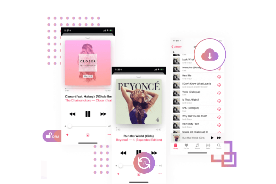 tunefab itunes audio converter إزالة dmr