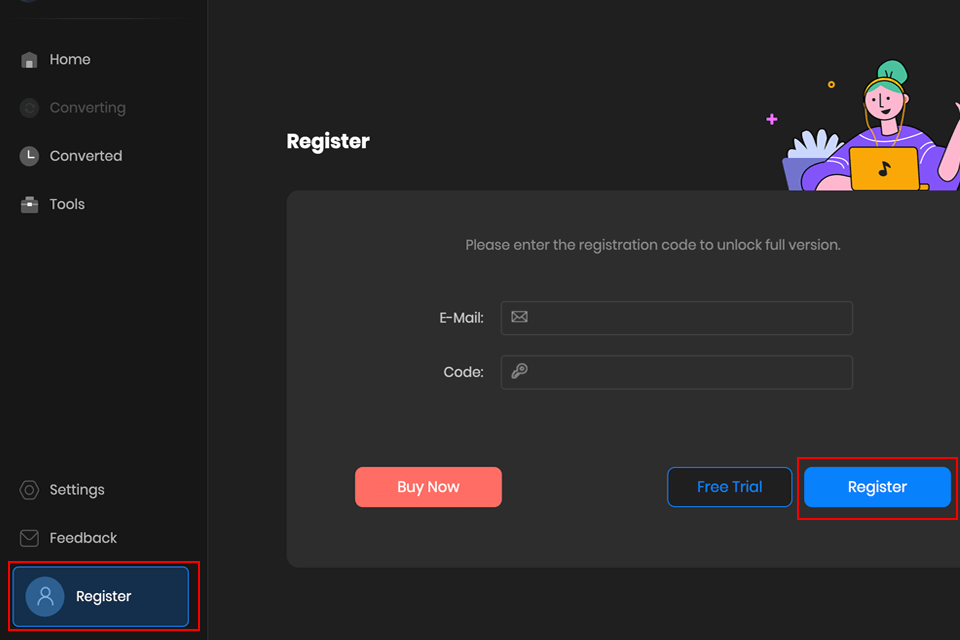 tunepat amazon music converter registration