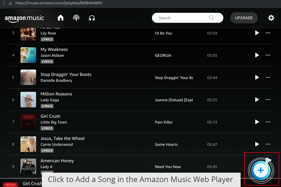 tunepat amazon music web player mode