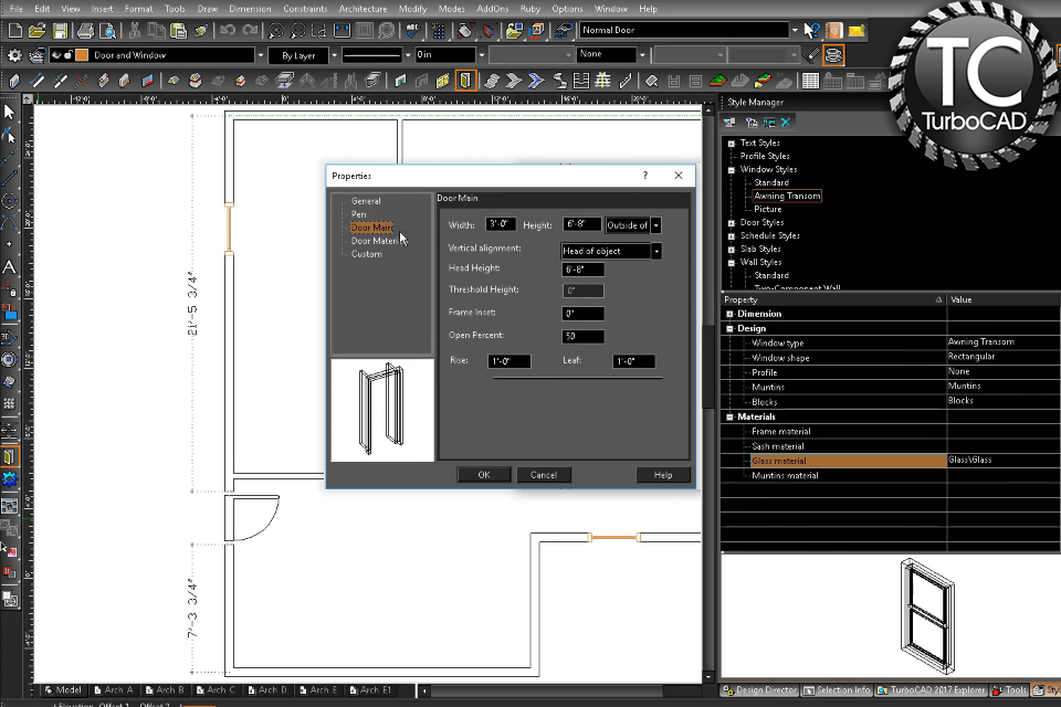 turbocad interface