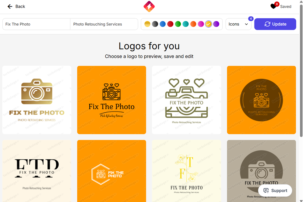 turbologo ai logo generator