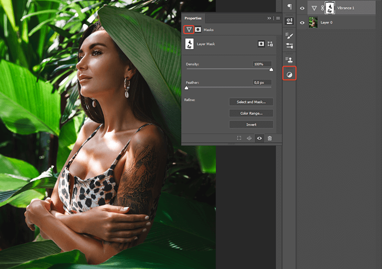 tweak colors in tattoo photography