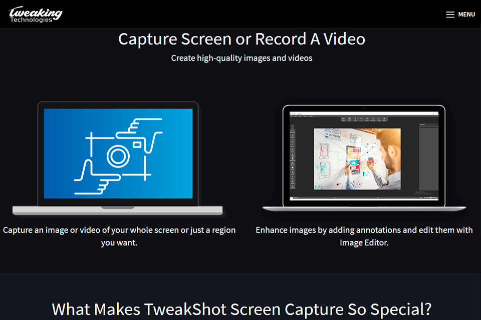 tweakshot video screen recording