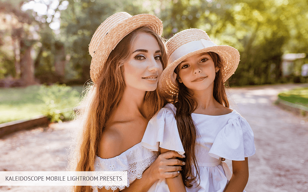 اثنين من أزهار الضبط المسبق lightroom المحمول المشكال