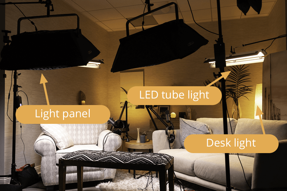 types of lights for streaming